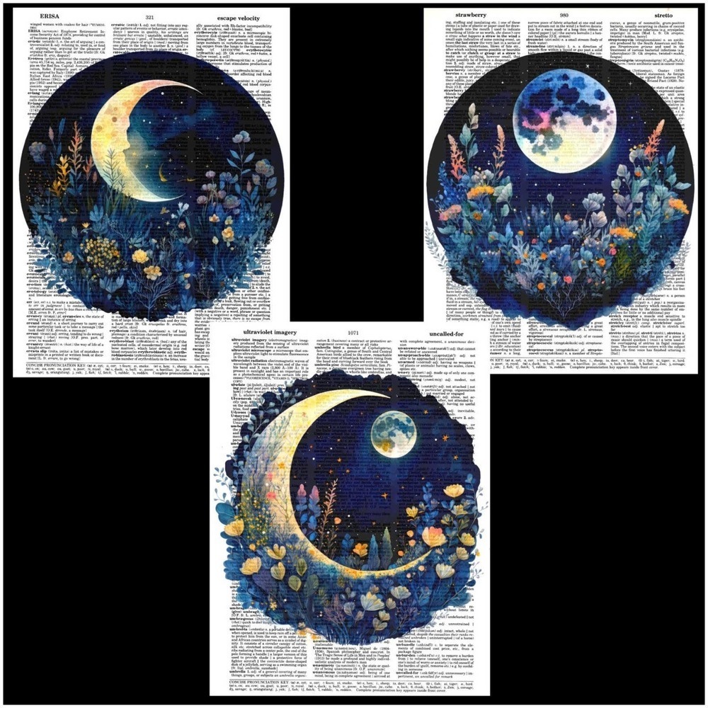 Blue Moon Bundle Special Starry Sky Art Prints